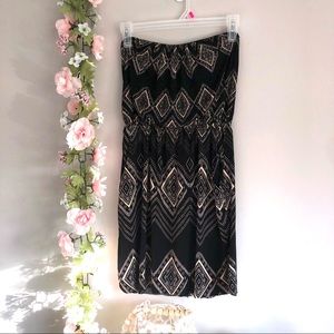 🍀Strapless Mid-thigh Dress